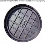 Septic Tank Lids, Manhole Cover with Handle, Sturdy and Pressure-Resistant, Suitable for Green Belts, Residential Areas and Construction Sites(35 cm/14 in)