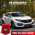 FILTERWEARS F154R Universal Water Repellent Cold Air Intake Pre-Filter - Large
