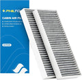 PHILTOP Cabin Air Filter, Replacement for CF10553, Frontier 2015-2019, Pathfinder 2005-2012, Xterra 2005-2015, Premium ACF005 Cabin Filter with Activated Carbon Filter Up Dust Pollen Odor
