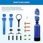 Aquasana Whole House Water Filter System | 1,000,000 Gallons | Carbon & KDF Media | Reduces 97% Chlorine & Sediment | Includes Pre- and Post-Filters | Rhino EQ-1000