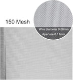 Stainless Steel Woven Wire Mesh Stainless Steel Wire Mesh 30 Mesh/150 Mesh Steel Woven Mesh Tear Resistant Filter Screen Sheet for Rodent Control Anti Mosquito Insect