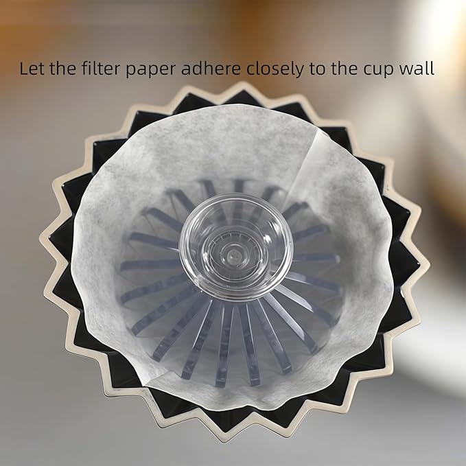Practical Coffee Filter Paper Press Tool Perfect for Pourring Over Brewing Enhanced Extraction PC Texture Brewing Paper Fitting Accessory