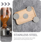 Cabilock 2pcs Stainless Steel Espresso Filter Plate Coffee Machine Compatible Easy to Filter Mesh for Espresso Extraction