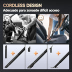 Car Vacuum Portable Cordless, Foldable Handheld Vacuum with Brushless Motor, 22000PA High Power Mini Hand Vacuum Cleaner & Air Blower & Duster & Pump for Home, Pet, Office