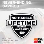 K&N 14X14X1 HVAC Furnace Air Filter, Lasts a Lifetime, Washable, Merv 8, the Last HVAC Filter You Will Ever Buy, Breathe Safely at Home or in the Office, HVC-8-11414