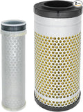WA10890 Air Filter Replacement for Yanmar Excavators VIO50-6A Replacement for John Deere Excavators 30G 35G 50G Replacement for Kubota Loaders R430, Replaces WA10854