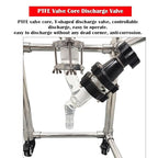 Glass Vacuum Filter Lab Vacuum Filtration Extraction Apparatus with 10L Brinell Funnel/10L Glass Flask Negative Pressure Stainless Steel Vacuum Filter Kit for Liquid Extraction