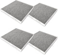 P609422 cabin air filter with Activated Carbon Compatible with Freightliner Cascadia, Columbia,and Coronado Replaces AF26235, PA4857, P609422, wix 24318, CAF24003, PA10181(set of 4)