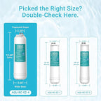 AQUA CREST RC 4 EZ-Change Premium Water Filter Replacement, Replacement for Culligan® RC-EZ-4, IC-EZ-4, US-EZ-4, RC-EZ-3, DuPont® WFQTC30001, WFQTC70001, 2K Gallons (Pack of 2)