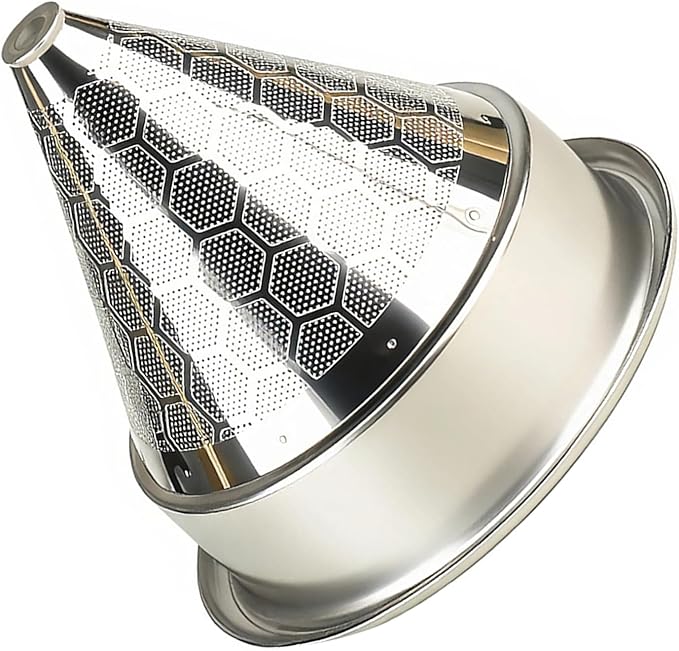 Stable Double Layer Coffee Filter Funnel Ensures Precise Pourover for Better Flavor Extraction Filter