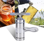 Yosoo Handheld Honey Presser, Stainless Steel Manual Honey Extractor for Beekeeping, Portable Tool with Stainless Steel Filter, Small Size and Easy Operation, Perfect for Beekeepers