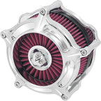 HDBUBALUS Motorcycle CNC Spike Air Cleaner Air Filter Intake System Filter (A-For Sportster XL models 04-22)
