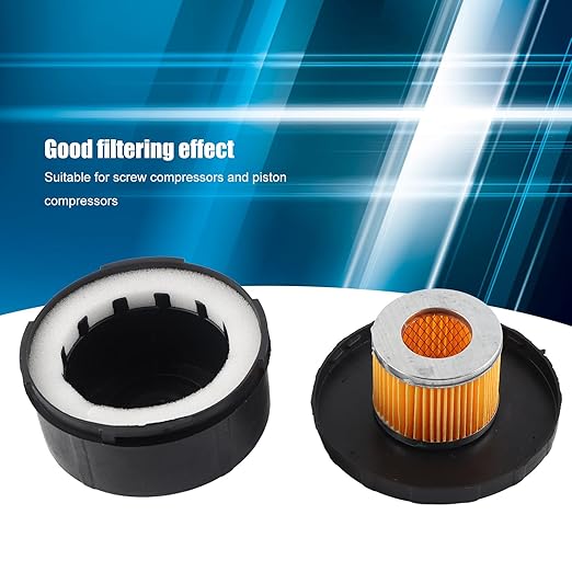 Air Compressor Filter, 3/4 25mm Air Compressor Air Filter Intake Dia 80mm, Air Compressor Silencer for Screw Compressor Piston Compressor