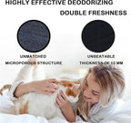 2xThickened and Durable 8 Pack Carbon Filters Compatible with Litter Robot 3 Replacement Filters for Absorbing Odors Control Damp from Pets and Keep Home Fresh