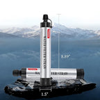 4 Pack Timain 4-Stage Filtration,High Flow Rate Water Filter Straws,Water Purifier Survival for Emergency Kits,Travel,Camping, Hiking,Fishing,Hunting (4)