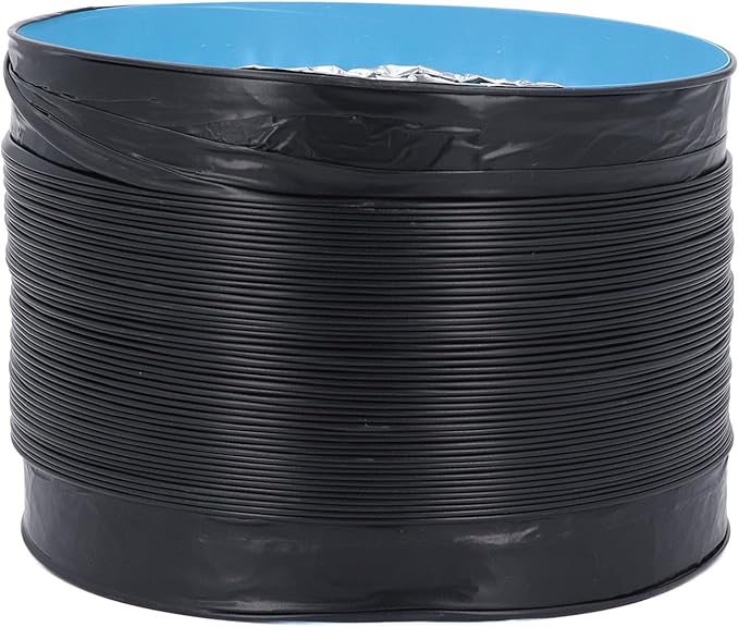 Generic 6.56ft PVC Aluminum Foil Dryer Vent Hose for Effective Airflow in Greenhouses, Grow Rooms, 7" Flexible Insulated Air Ducting
