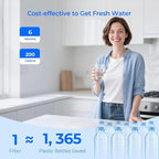EDRARXD1 Water Filter Replacement, Compatible with Whirlpool WHRARXD1, Everydrop Filter A, EDRARXD1B, Whirlpool WRFF3436RZ, WRMF3636RZ, WRSC5536RZ, WRSF5536RZ, KitchenAid KRFF507HPS, 3 Pack