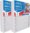 AIRX FILTERS WICKED CLEAN AIR. 20x25x5 Air Filter MERV 11 Compatible with Lennox Model X6673 Air Filter 2 Pack