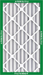 Filterbuy 14x25x4 Air Filter MERV 8 Essential Dust & Allergy Defense (5-Pack), Electrostatic Pleated HVAC AC Furnace Filters Replacement, Made in USA (Actual Size: 13.88 x 24.88 x 3.63)