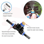 iRuiZhe Misting Cooling System Kit 59FT(18M) DIY Outdoor Mist Cooling Kit+21 Brass Nozzles Garden Misting Irrigation System for Lawn Patio Garden Greenhouse