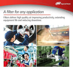 Ingersoll-Rand Compressed air in-line filter FA30IH F-Series High-Efficiency 0.1 Micron Filter, 3/8in., 17 CFM