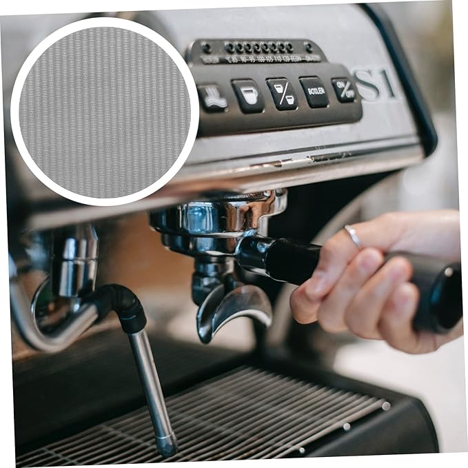 Lurrose Coffee Filter Screen Stainless Steel Espresso Coffee Filter for Brewing Easy to Clean and Install Reusable Accessory