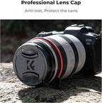 K&F CONCEPT 62mm MC UV Lens Protection Filter with Filter Cap Cleaning Cloth Optical Glass Ultra Slim 28 Multi-Layer Coatings Camera Lens UV Filter (Nano-X Series)