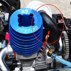 RC 1/8 Air Filter Cleaner Upgraded Parts Fit SH.28 Engine & On/Off Power Switch Battery Receiver & 4 Cell AA Battery Container Case Holder Pack Box with JST Plug