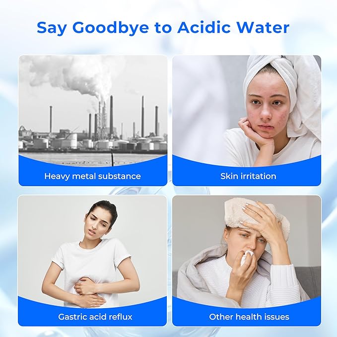 Waterdrop Alkaline DA97-17376B Water Filter, Enhances pH, Replacement for Samsung® HAF-QIN/EXP, DA97-08006C, RF28R7201SR, RF28R7351SG, WD-F45-AL, 2 Filters