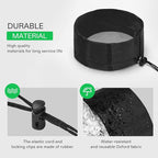 VIVOSUN 2-Pcs. Grow Tent Vent Cover, 4"/6"/8" Duct Filter Vent Cover with Elastic Band and Fixed Buckle for Plant Grow Tent Vent (Pack of 2)