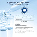 GLACIER FRESH Replacement for MWF Refrigerator Water Filters, SmartWater MWFP, MWFA, GWF, HDX FMG-1, WFC1201, RWF1060, 197D6321P006, Kenmore 9991, 3 Pack