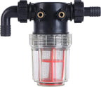 3/4''1/2''hose barb filter, sedimentation filter accessories for inlet water of pressure washer (304 stainless steel, with 40 mesh and 100 mesh filter screens)
