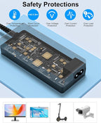 24V AC/DC Adapter Compatible with TOPPIN Comfy Air C2 Ture HEPA Air Purifier TPAP001 H13 TPAP-001 H-13 HEPA Air Filter Air Cleaner 24VDC 1.25A DC24V 1250mA Power Supply Cord Battery Charger