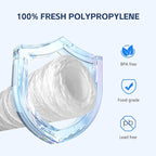 BLUERISE 5 Micron 10"x2.5" Wire Wound Whole House Water Filter Replacement Cartridge - 6 Pack