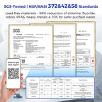 C5 Countertop Reverse Osmosis Water Filter, Hot and Cold RO System-3s Instant Hot, 6 Temp Settings 7-Stage RO Filtration Dispenser, NSF/ANSI372/42/58, Portable Pitcher, 3:1 Pure to Drain