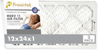 Proairtek AF12241M11SWH Model 12x24x1 Pack of 2 Air Filters, MERV 11; Ideal for Anyone Wanting Clean, Crisp Air in Their Home