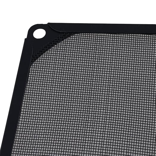 BQLZR Black 80 X 80mm PC Computer Chassis Fan Filter Mesh Metal Strainer