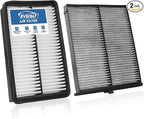Engine+Cabin Air Filters Fit for 2013-2023 Mazda CX-5(2.0L/2.5L), 2014-2018 Mazda 3 (2.0L/2.5L), 2014-2020 Mazda 6 (2.5L) Engine Air Filter Replacement Air Filter Accessories# CF11811 CA11259