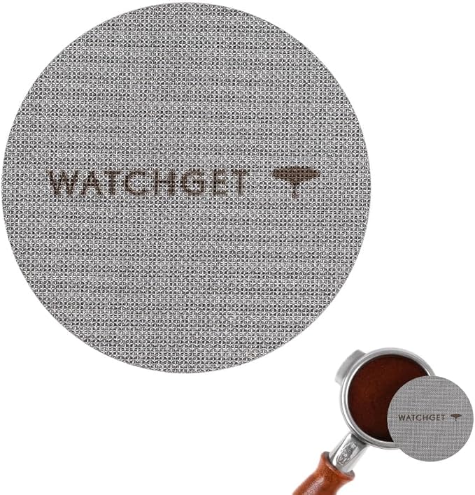 watchget 53 Espresso Puck Screen - Lower Shower Screen - 1.7mm Thickness Metal Reusable Coffee Filter for 54mm Protafilter Basket 316 Stainless Steel 150μm