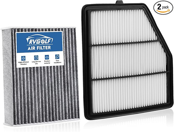Engine+Cabin Air Filters Fit for 2019 2020 2021 2022 2023 2024 2025 2026 Nissan Altima 2.5L ONLY Engine Air Filter for My Car Replacement Accessories 272775NA1A CA12551
