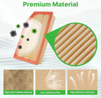 2PCS Engine Air Filter Fit for Jeep Wrangler 2018-2025 2026 2.0L/3.6L, Jeep Gladiator 2020-2025 2026 3.6L, Air Filter Replacement Engine Filter# 68257030AA Car Accessories