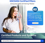 iSpring Greatwell NSF Certified Reverse Osmosis Membrane 75 GPD 11.75” X 1.75”, Replacement Fits Standard Under Sink RO Drinking Water Filtration System, MC7