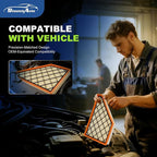 Engine and Cabin Air Filter Combo Set for Traverse 2018-2026, Blazer 2019-2026, Acadia 2017-2026,Enclave 2018-2026,XT5 2017-2026,XT6 2020-2026 Air Filter Replacement #CA12166,CF11966,13356914,23321606