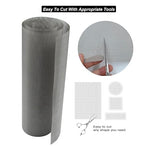 304 Stainless Steel Mesh 60Mesh, 15.7"x47.2"(40x120cm) Metal Mesh Screen,Woven Fine Wire Mesh, Filter Mesh Easy to Cut for Vent Covers, Cage, Garden, Window Screen and DIY Project