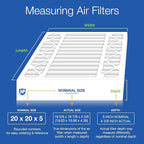 Nordic Pure 20x20x5 (Actual Size: 19 5/8 x 19 7/8 x 4 3/8) Honeywell/Lennox Replacement MERV 10 Air Filters 4 Pack