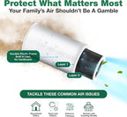 Air Purifier Filter Replacement – Compatible with Air Doctor AD1000 – Includes Efficient Air Filter, 1 Carbon Gas Trap Filter, and 1 Pre-Filter for Home and Office - Third party-product