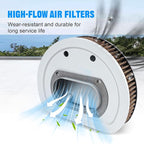 Motorcycle Air Filter 29462-99 1011-4208 High Flow Intake Cleaner Accessories for Harley 1999-2001 Electra Glide, Road King and Road Glide Models (Orange)