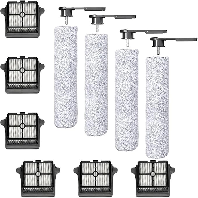 Roller ，Compatible For Tineco， Floor One SWITCH S7/S7 SWITCH Wet Dry Vacuum Cleaner Accessories Spare Parts Roller Brush Filters(J)