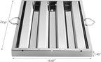 New Star Foodservice 54330 Stainless Steel Hood Filter, 16" W x 25" H