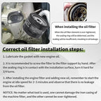 49065-0721 Oil Filter Compatiable with Kawasaki FR541V FR600V FR651V FR691V FR730V FS481V FS541V FS600V FS651V FS691V FS730V FX481V FX541V FX600V FX651V FX691V FX730V Engines 49065-7007 (2PCS)